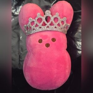 EUC Peeps Pink Crowned Plush 5"